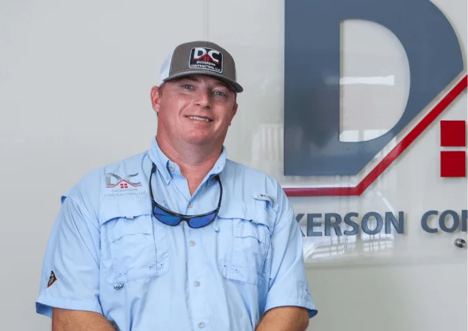 Jacob Dickerson, owner of Dickerson Contracting